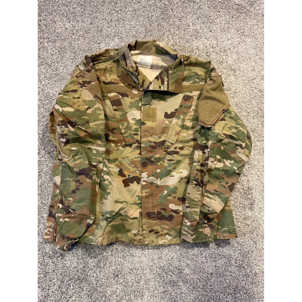 Army‎ Combat Uniform ACU Multicam Camouflage Military Jacket Small Regular